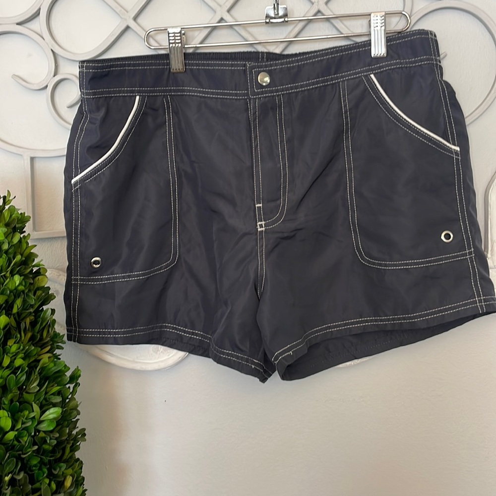 Free Tech Navy Swim Shorts Large NWOT